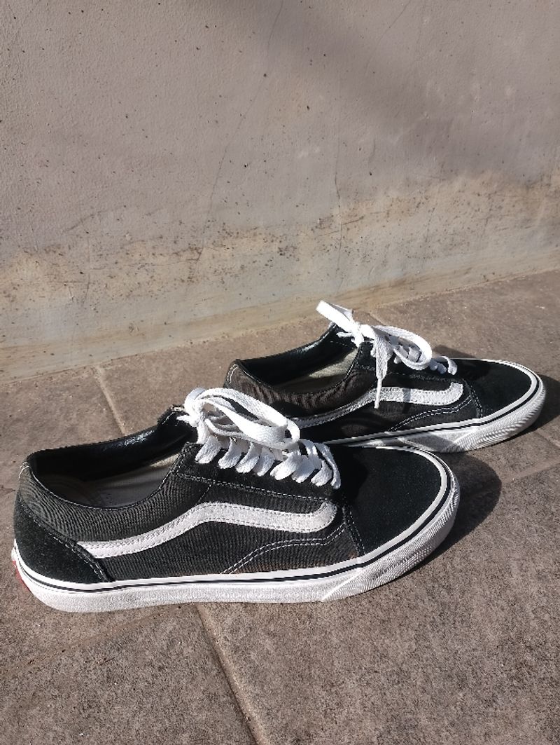 Sepatu Vans Oldskool Classic black white original, foto 4