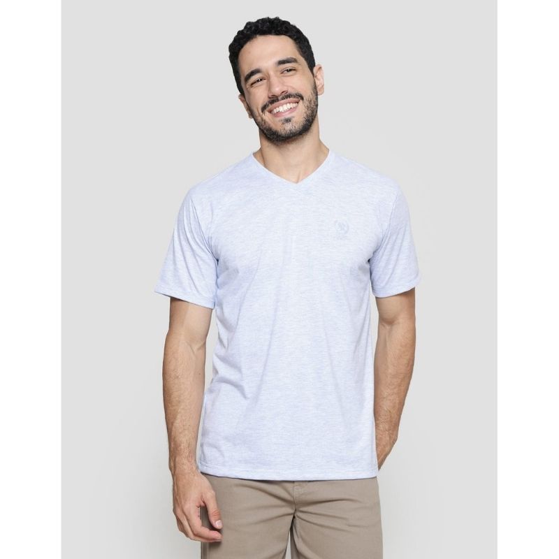 Casual T-shirt Pria gray, foto 6