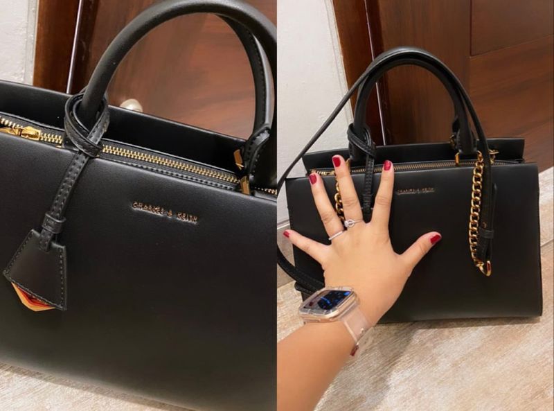 Charles&Keith Sling bag Black, foto 7