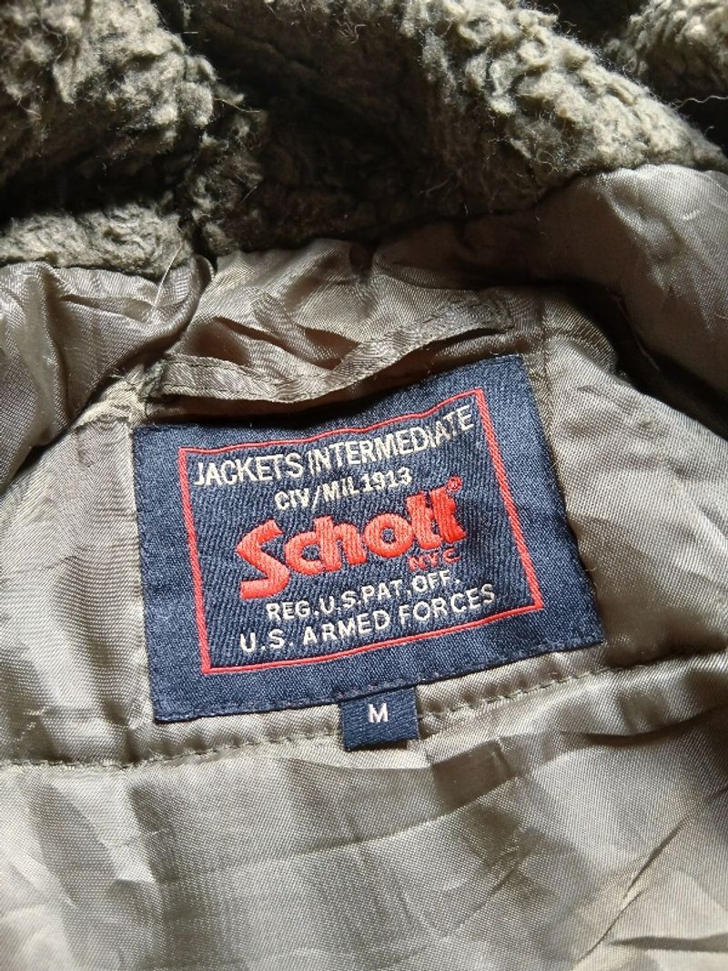 Schott USAF military N3B parka, foto 7