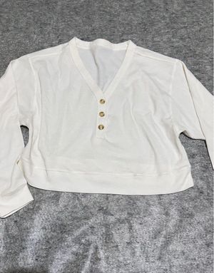 lee vierra waffle sleeve sweater
