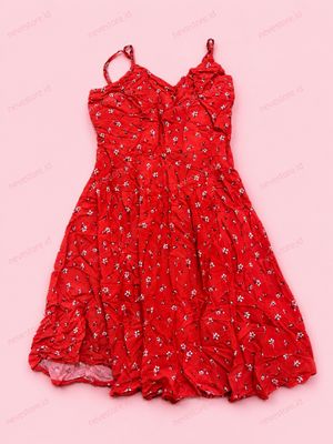 GAP Dress Coral Floral Print