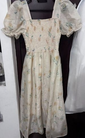 Mididress Maxi Floral Dress Vintage
Coquette Pastel Korean S