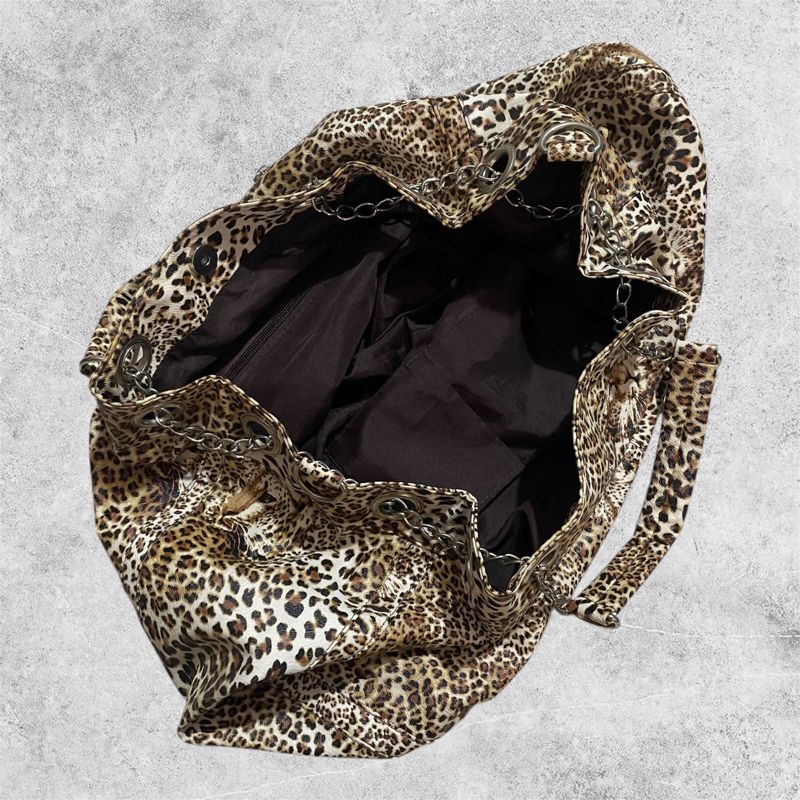 Leopard Bag - Tas Leopard - Tas Macan - Vintage Y2K Bag, foto 4