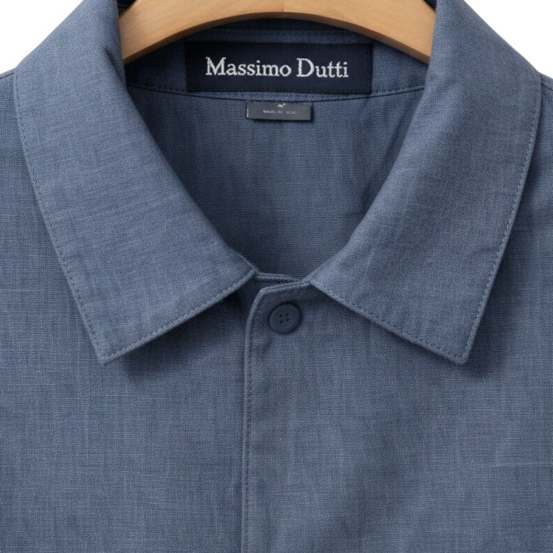(Man) Clip Jacket Cotton Massimo Dutti, foto 3
