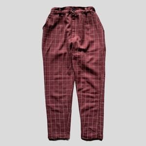 Casual Wanita burgundy