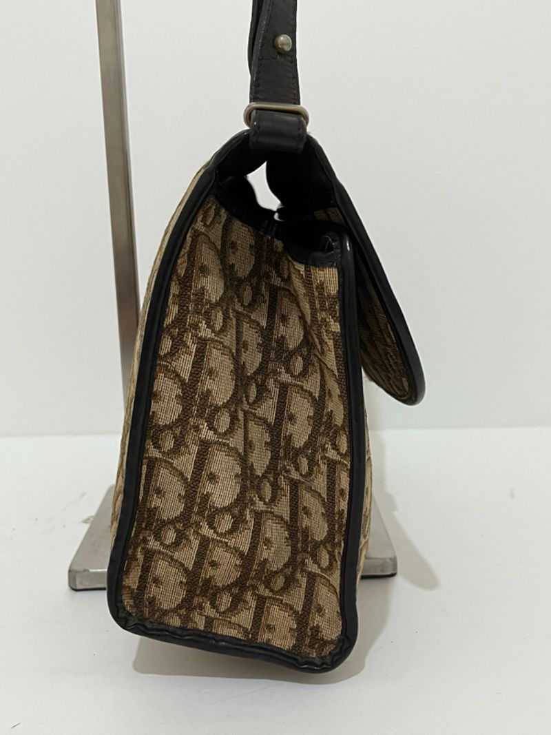 DIOR MONOGRAM VINTAGE SHOULDER BAG, foto 4
