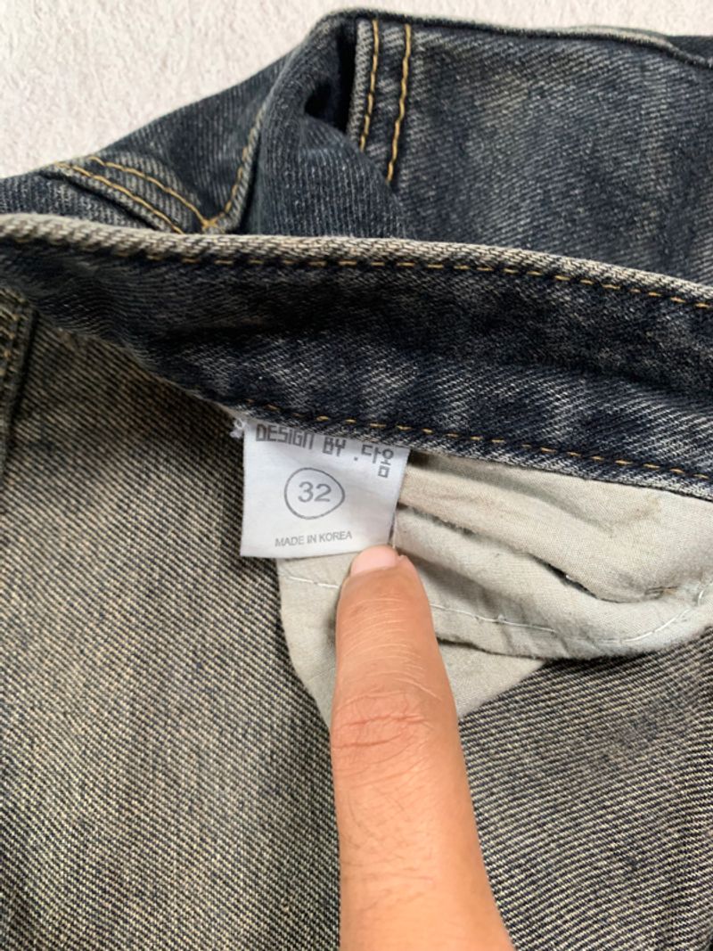 bagy jeans washed basic korea, foto 6