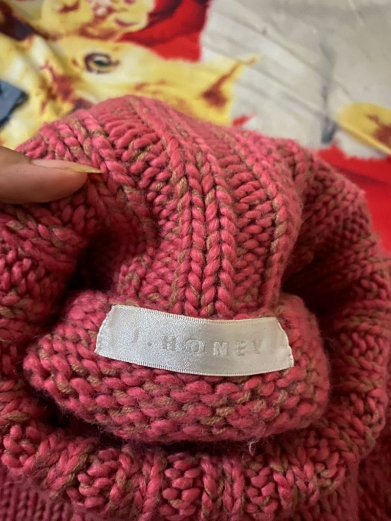 rajut wanita turtle neck tebal, foto 2