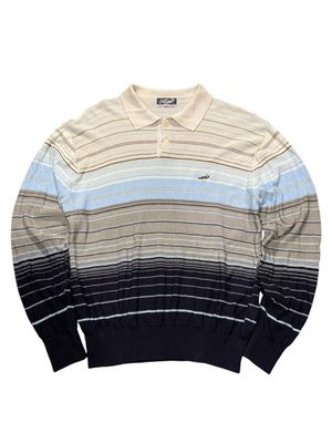 Crocodile Stripe Knit polo shirt original