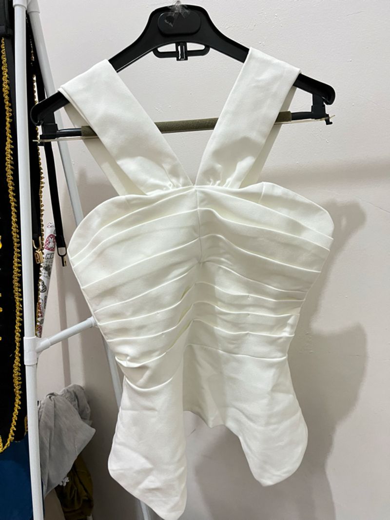 tube top white (brand byeol), foto 3