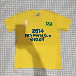 Kaos official fifa world cup Brazil 2014 size M kuning