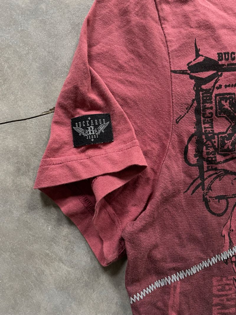 2000’s - Buckaroo Grunge Y2k Vkei Goth Tee Printed AOP, foto 6
