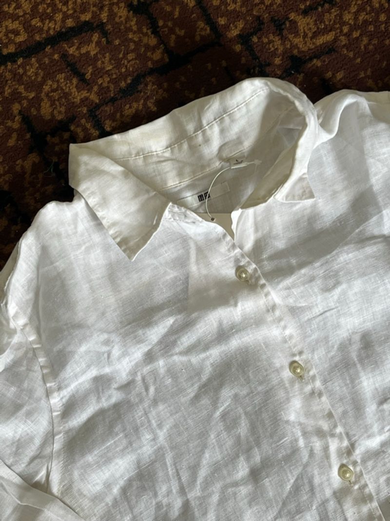 kemeja uniqlo white, foto 2