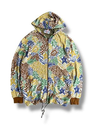 Vintage Missoni Sport Zip Hoodie Seahell Anemone Bordeaux
