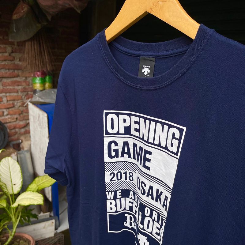 DESCENTE Japan Baseball Printed Navy Tee, foto 4
