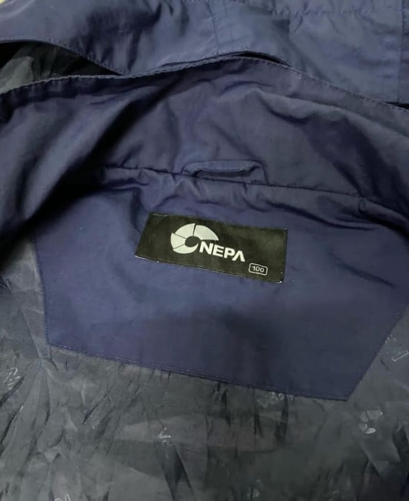 NEPA Gorpcore Jumper Pria navy, foto 5