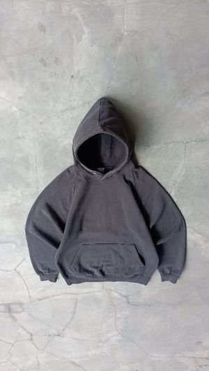 2000's Heavyweight Black Hoodie Boxy