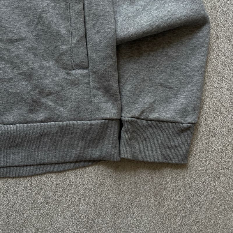 Zip Hoodie Adidas Three Stripes Backhit Grey, foto 6