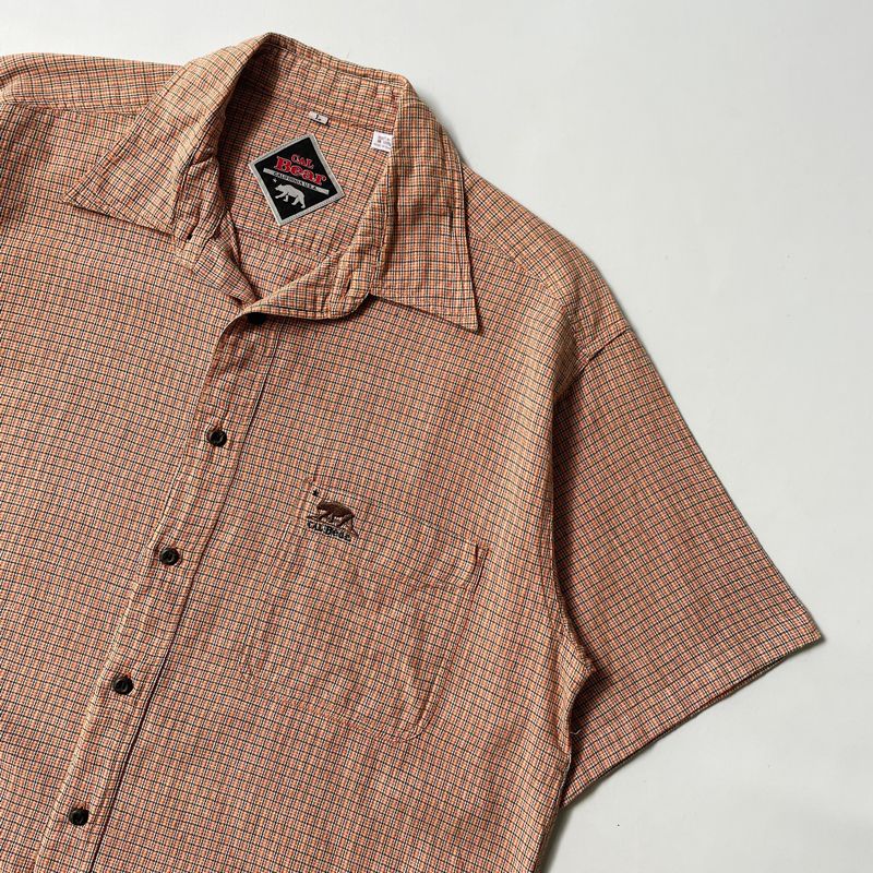 Cal bear U.S.A multiplaid boxy shirt, foto 3