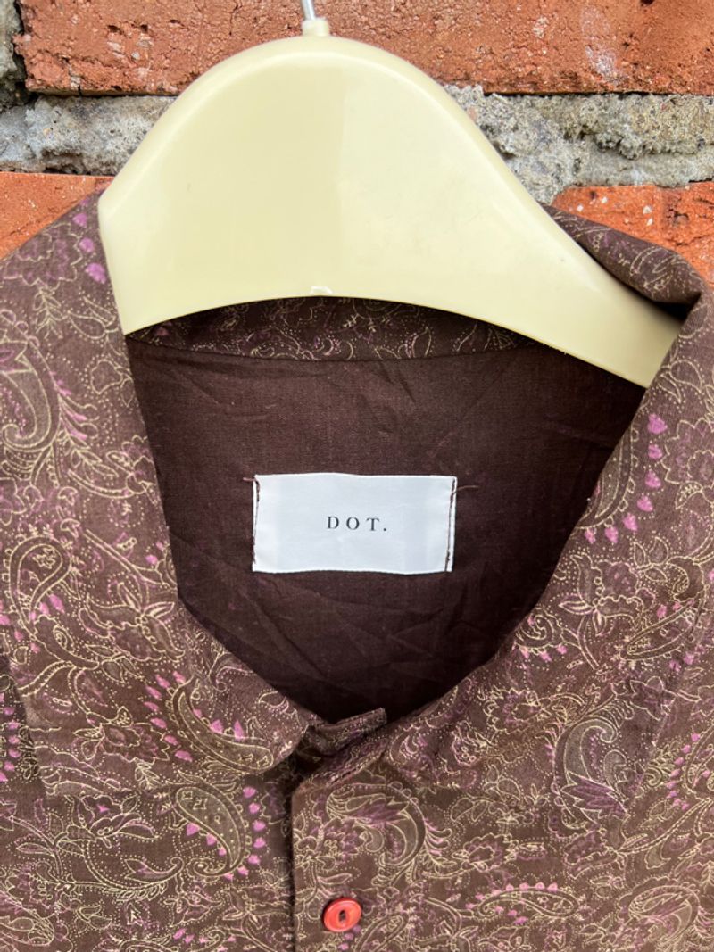 Kameja Boxy Coklat DOT, foto 4
