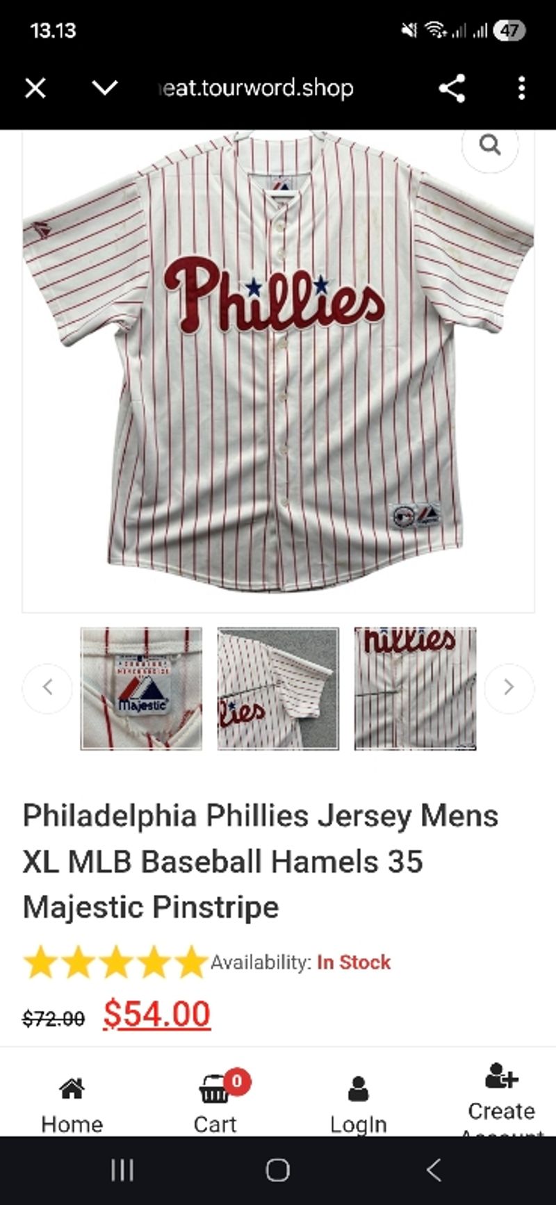 JERSEY BASEBALL PHILADELPHIA PHILLIES OSWALT, foto 5