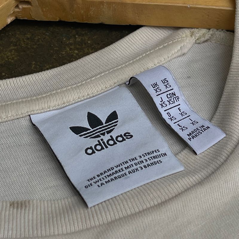 Adidas Originals Beige Ringer Tee, foto 6