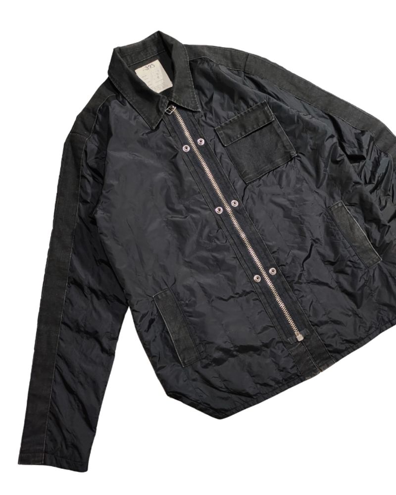 Quilted jacket collar denim no.373, foto 4