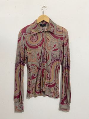 ETRO MILANO MADE IN ITALY PASLEY BUTTON UPS