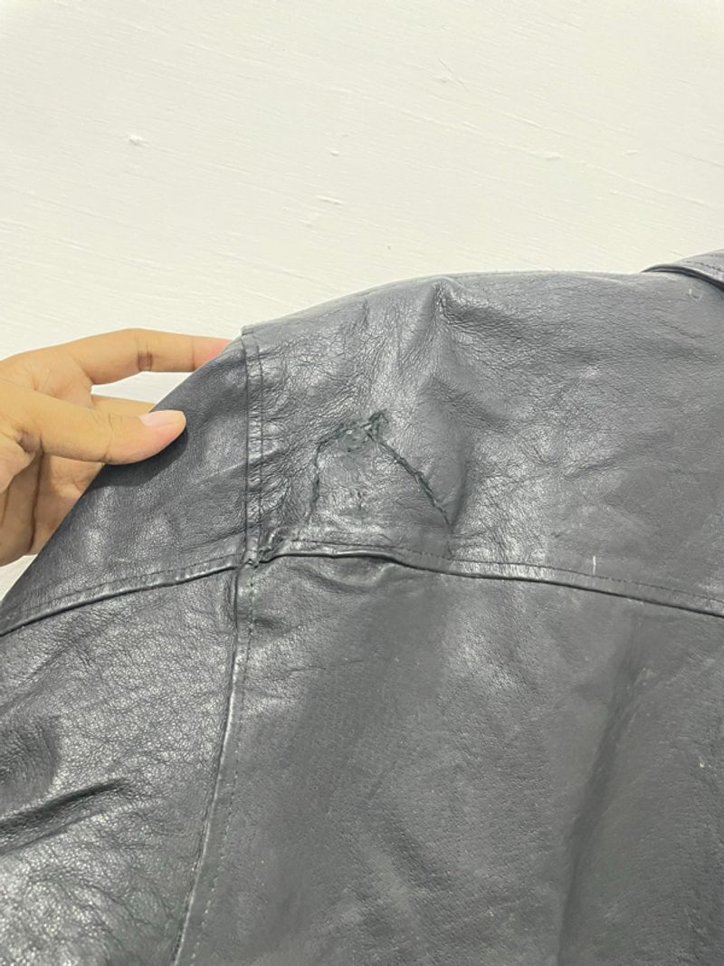 DONNA PELLE VINTAGE LEATHER JACKETS PILOT BOXY, foto 10