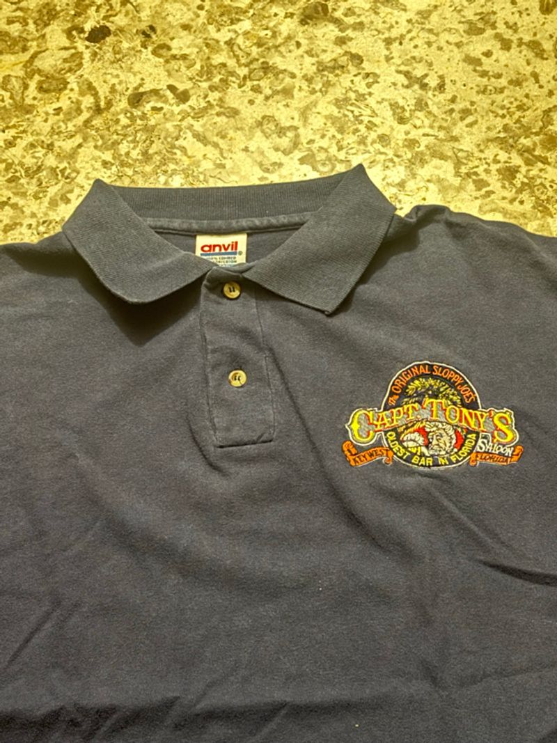 90s Capt Tonys Black Shirt, foto 2