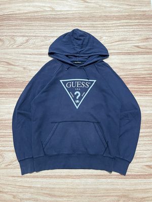 HOODIE GUESS TRIANGLE NAVY L