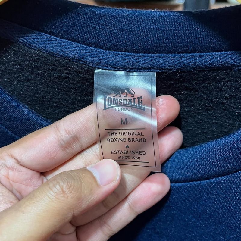 CREWNECK LONSDALE NAVY BLACK, foto 4