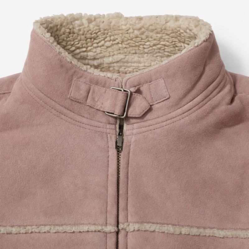 Faux Suede Shearling Jacket - TOMBOY Japan, foto 6