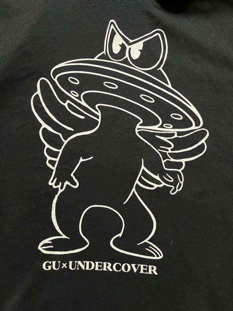 Gu X Undercover Graphic Hoodie, foto 5