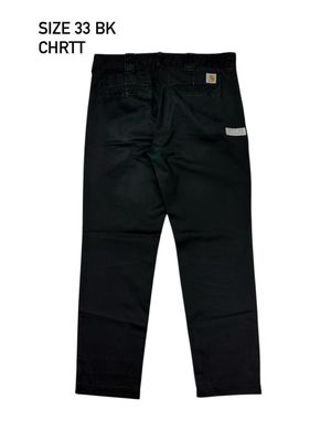 Carhartt Wip Black Longpants