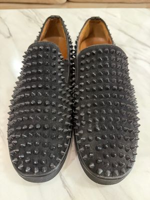 Christian Louboutin Dandelion Spikes loafer in black