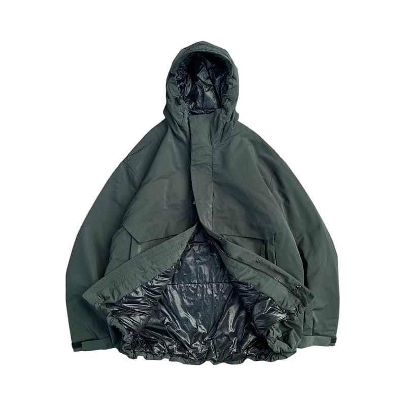 Jil Sander Luxury Casual Puffer jacket Pria green, foto 3