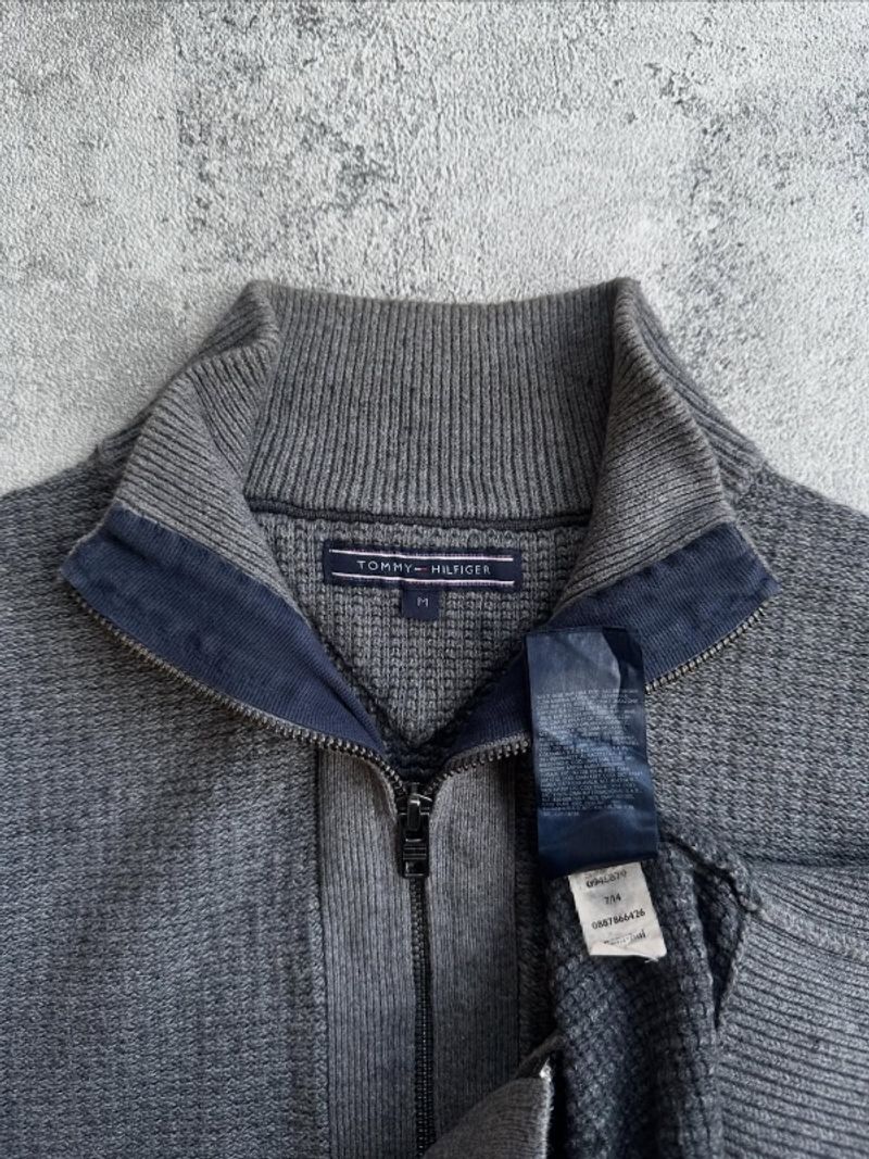 Tommy Hilfiger knitwear basic full zipper sweater, foto 6