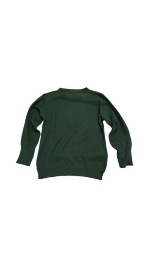 Sweater Rajut Lengan Panjang – Hijau Tua