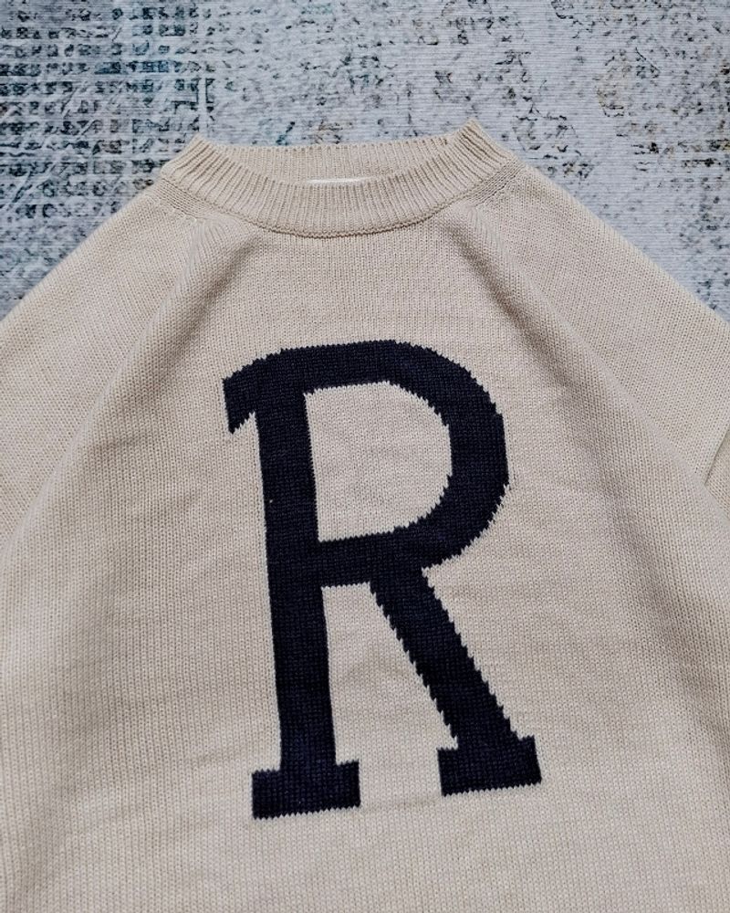 Knitwear Logo R Boxy Enc, foto 3
