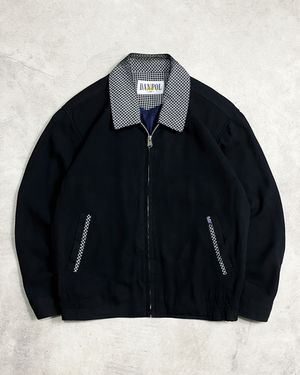Danpol Harrington Casual Work Jacket Boxy Bomber Flight Vtg