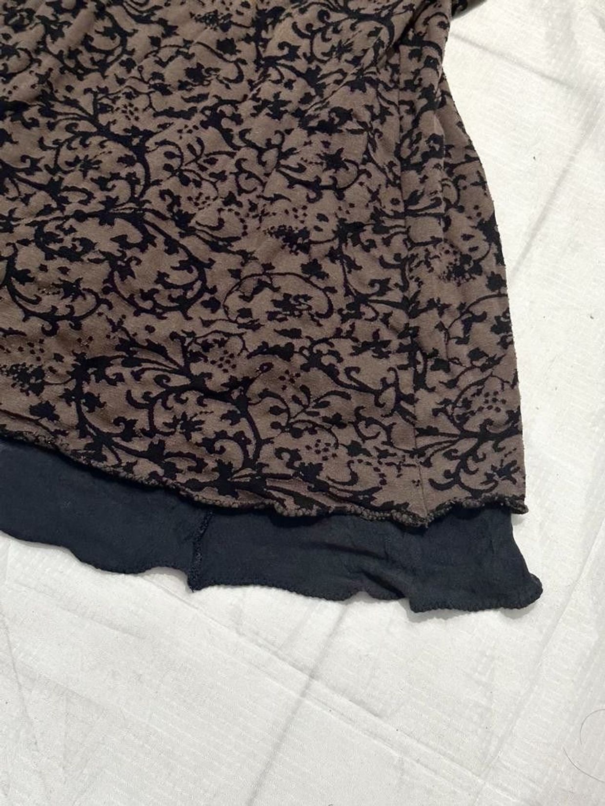 Cami top Wanita brown black, foto 4