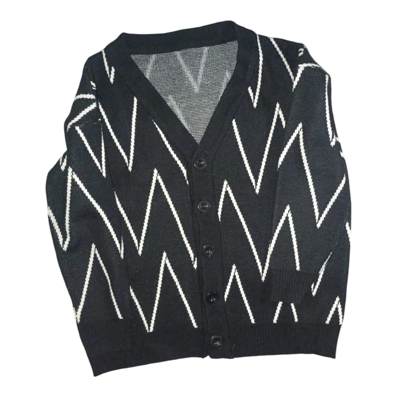 Casual Kimono Pria white black, foto 3