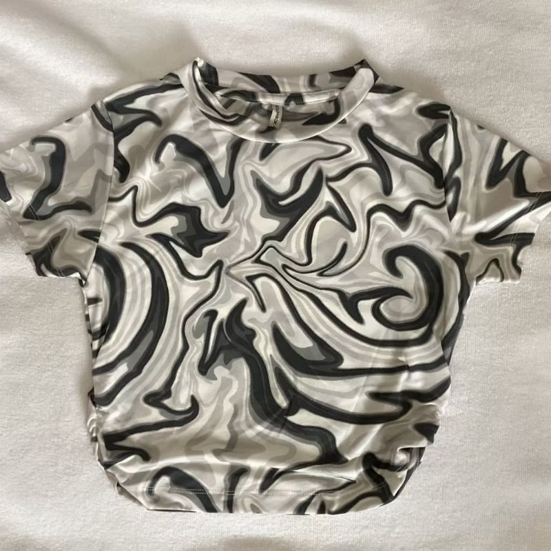 Colorbox Printed Ruched Crop Top, foto 2