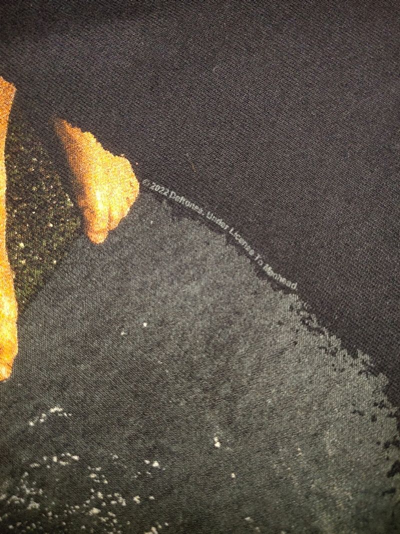 Deftones merch shirt around the fur, foto 3