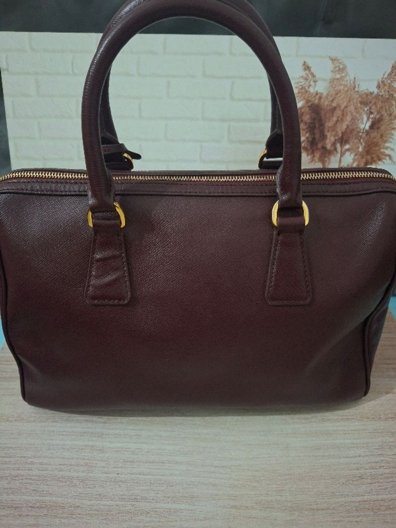 Preloved Prada Speedy Burgundy, foto 2