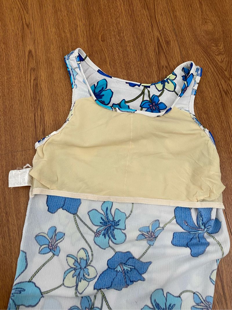 Blue Flower tanktop, foto 4