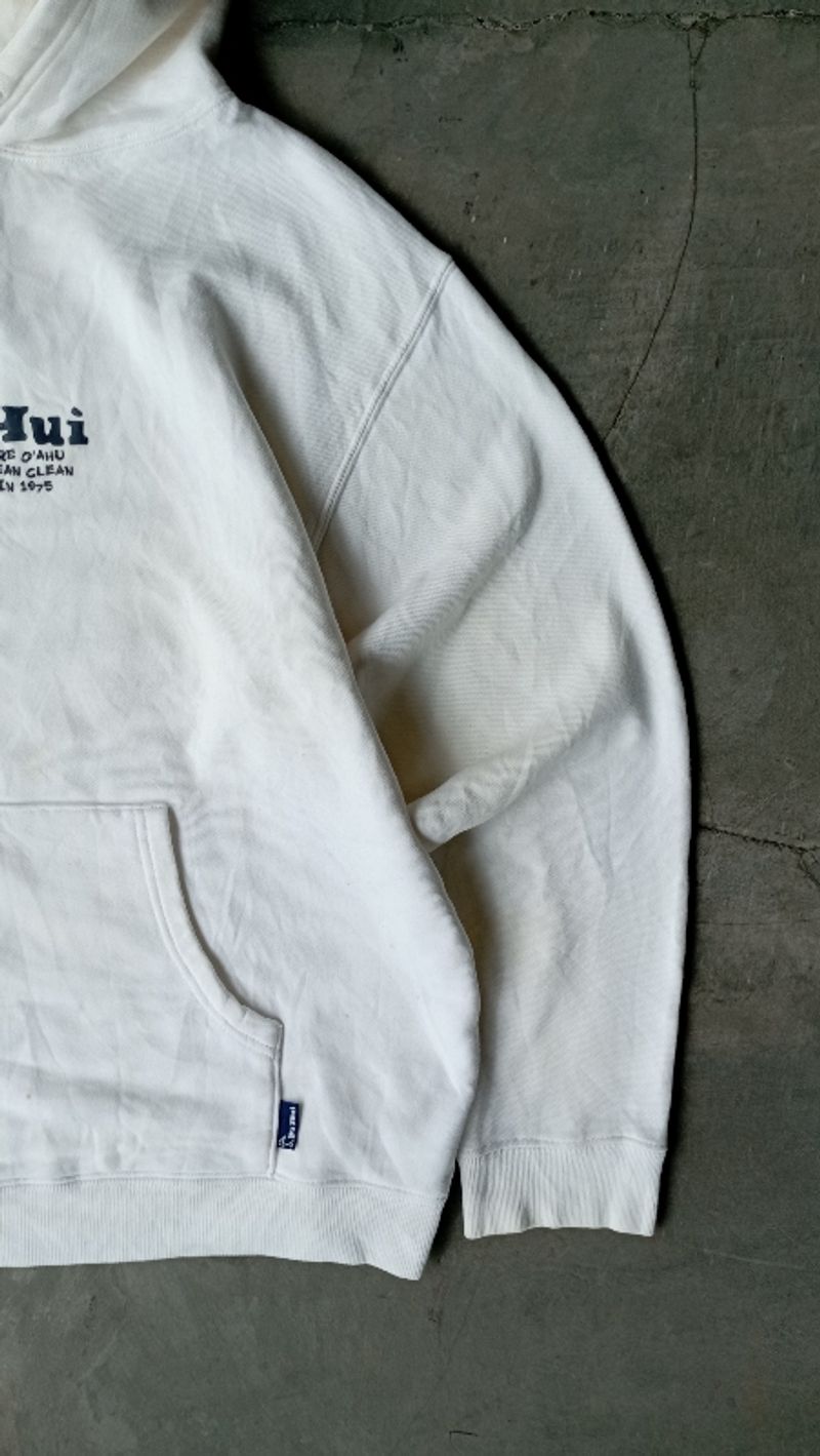 2000's Heavyweight Surf White Hoodie Boxy, foto 2