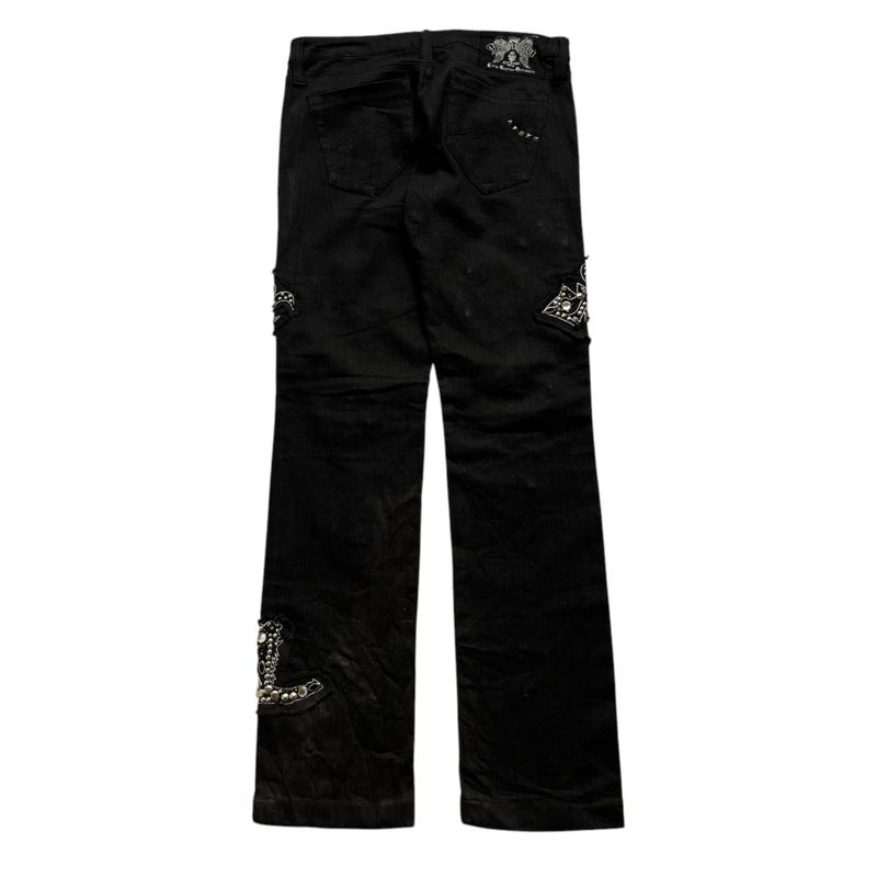 Parasuco Jeans Gothic Studded Embroidery Flared Pants, foto 5